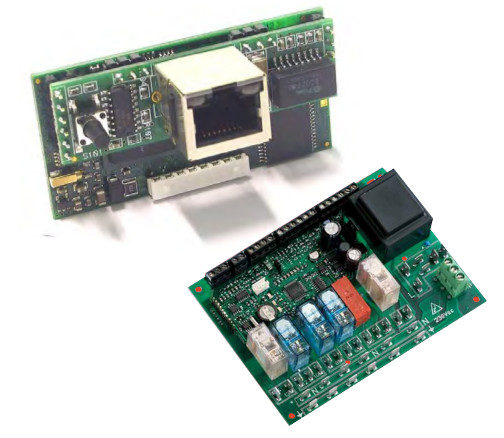 Carte s&eacute;ries Modbus, Backnet, ...